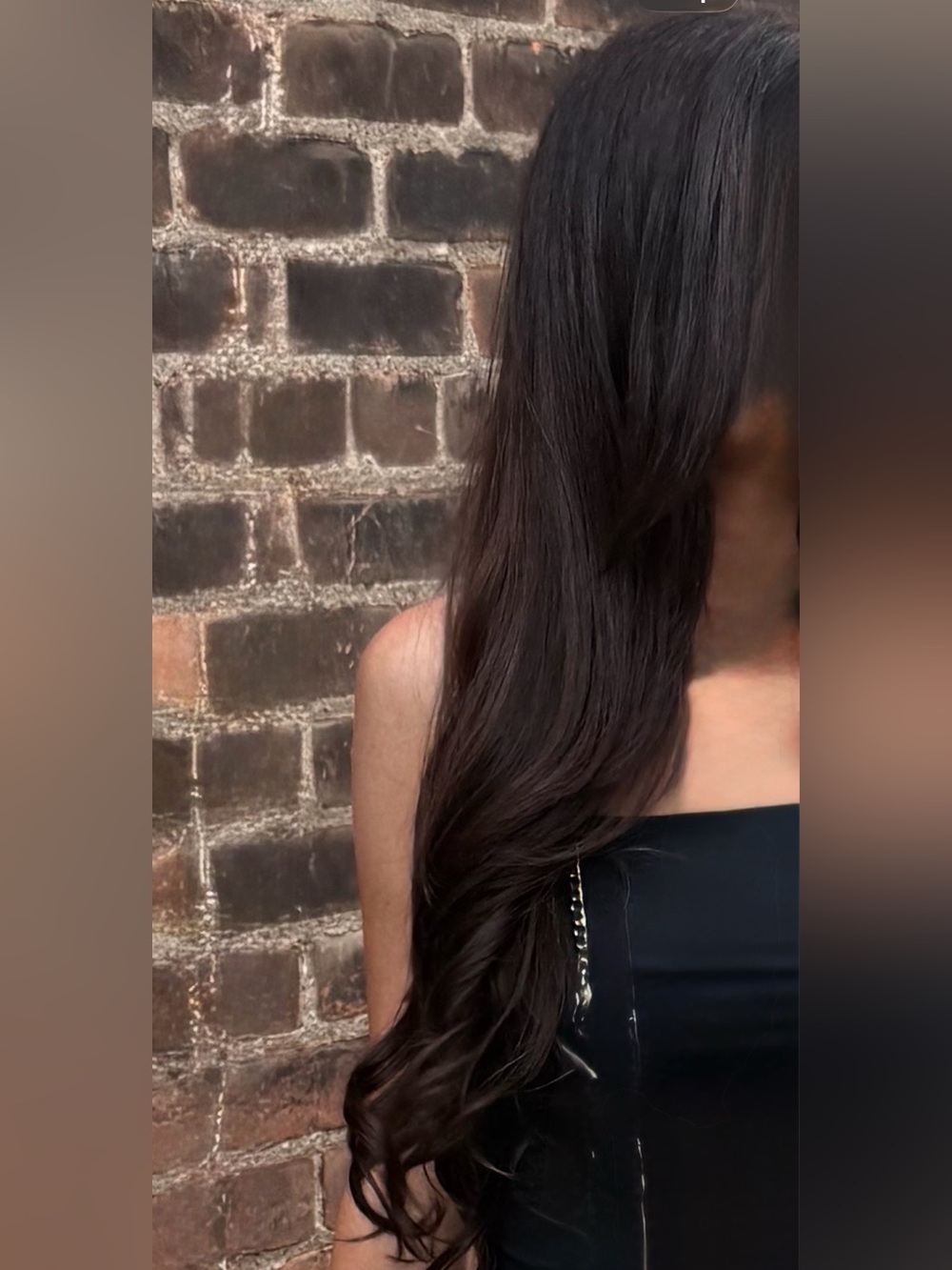 Bellami Hair Extensions lace weft 22in 220 g dark brown #2 bellissima